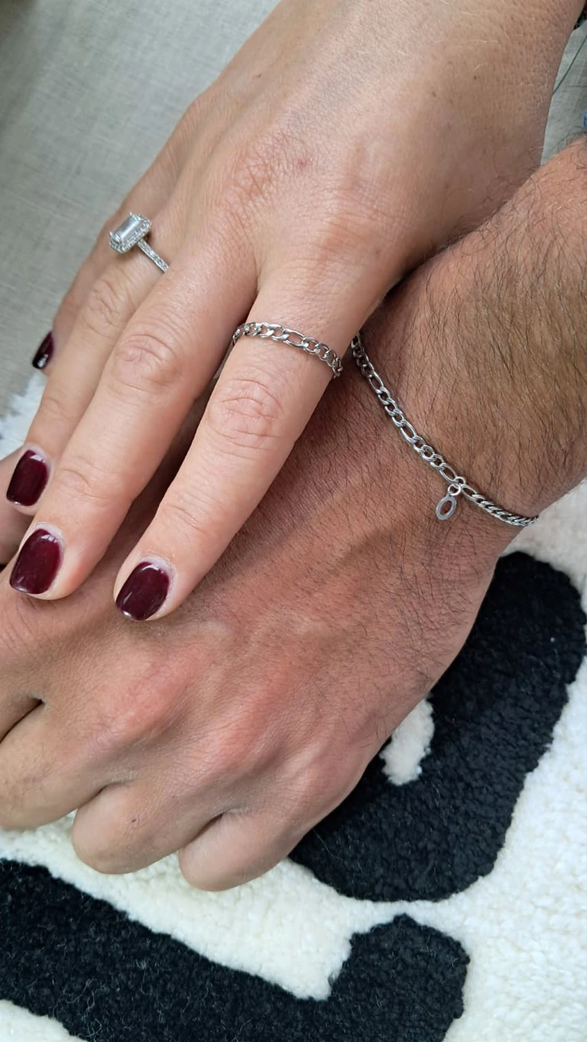 bague et bracelet permanent couple