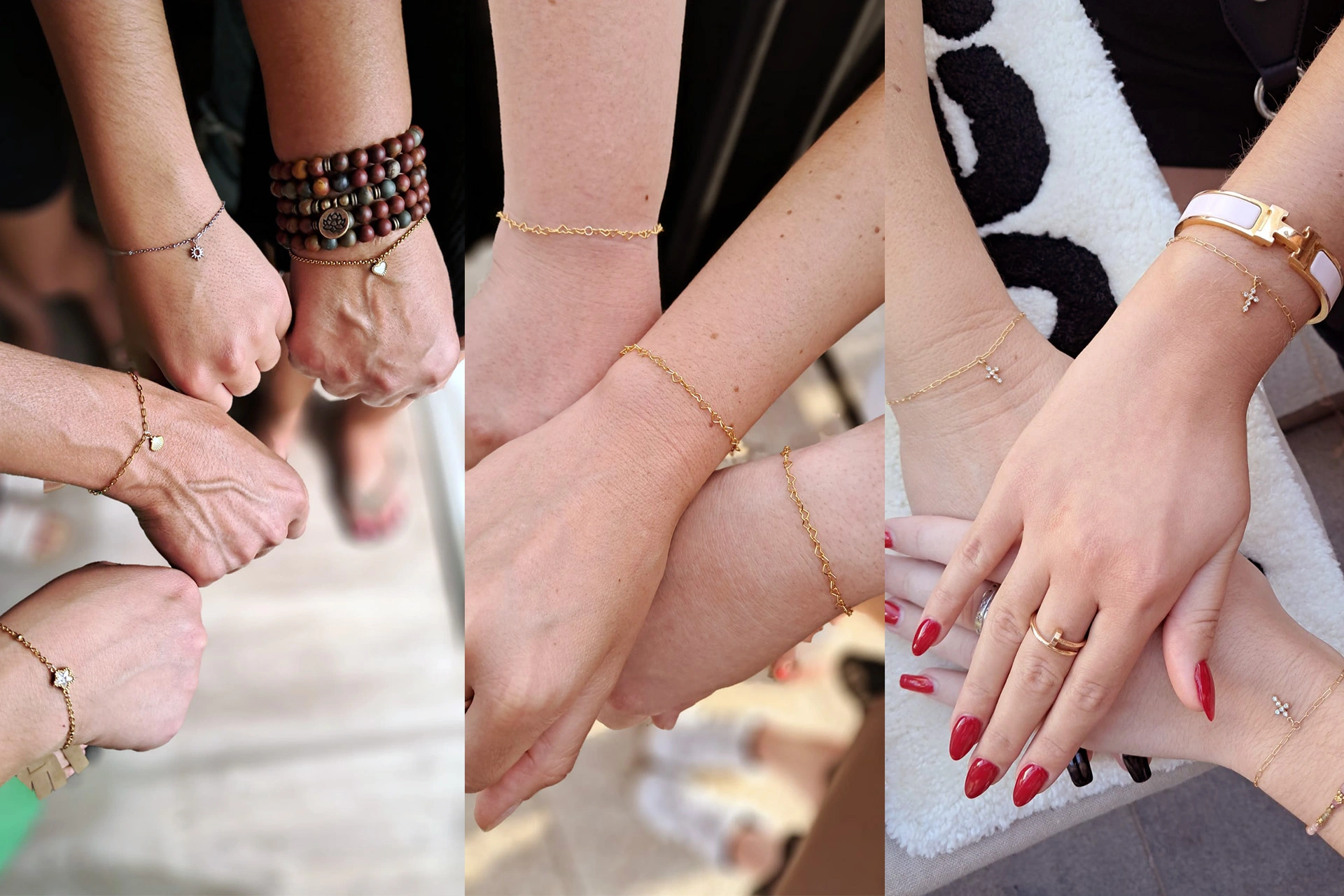 exemples de bracelets permanents symboliques en groupe